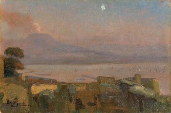 Beppe Ciardi (1875-1932) Il Golfo di Napoli
