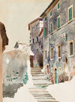 Ettore Simonetti (1857-1909) Carpineto'