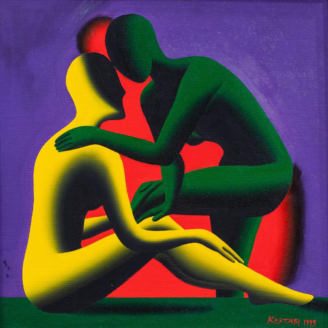 Mark Kostabi  - The lovers (Alpha), 1995 (1 of 1)