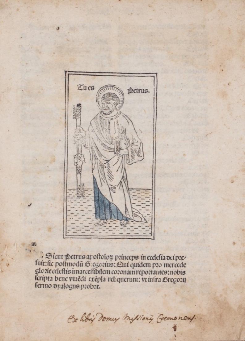 Incunabolo - Gregorius I, Pont. Max (1 of 1)