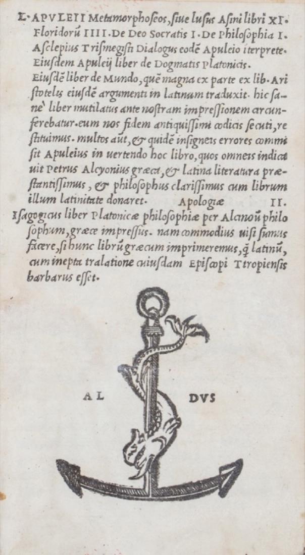 Aldina - Apuleio, Lucio (1 of 1)