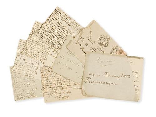 Illica, Luigi e Giacosa, Giuseppe. Lettere autogra