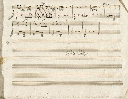 Musica - Pozzi, Jean - Viotti, Giovanni Battista.: Musica - Pozzi, Jean - Viotti, Giovanni Battista. Pas a deux Pour le vrai Danseur de Merité Jean Pozzi arrangé par M.Viotti l'anno 1807.Opera musicale in 5 atti.