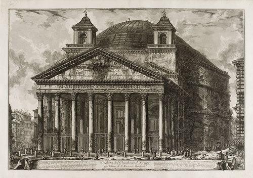 Piranesi, Giovanni Battista. Veduta del Pantheon 