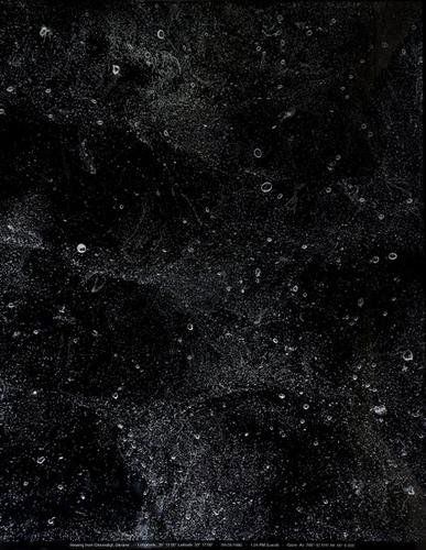 Vik Muniz (1961) Viewing from Chernobyl, Ukraine,: Vik Muniz (1961) Viewing from Chernobyl, Ukraine, Longitude: 30§ 15'00" Latitude: 59§ 17'00", 04/26/1986 1:24 PM (Local), Gaze: Az: 266§ 42.919' Alt: 90§ 0.000', 2001stampa a colori (procedime