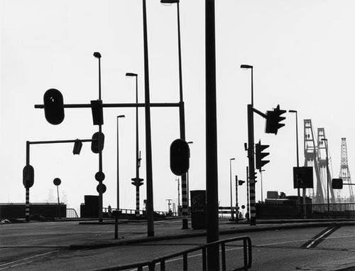 Gabriele Basilico (b. 1944) Rotterdam, 1986: Gabriele Basilico (b. 1944) Rotterdam, 1986Gelatin silver print. Credit blindstamp in the margin; signed, titled, dated and numbered A.P. in pencil on the verso. 36 x 47 cm. (14 1/4 x 18 1/2 i