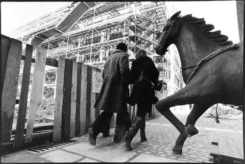 Sebastião Salgado (b. 1944) Centre George Pompidou: Sebastião Salgado (b. 1944) Centre George Pompidou, Paris, ca. 1975Gelatin silver print. Credit stamp on the verso. 16 x 24.5 cm. (6 3/8 x 9 5/8 in.)(1)