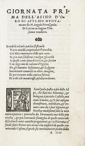 Classici greci - Apuleio. Dell'asino d'oro. Tradot (1 of 1)