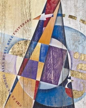 Laura Migotto (1956) "Chi...": Laura Migotto (1956) "Chi..."firmato 'migotto' (in basso a destra) tecnica mista su legno cm 39,5 x 49,5 Sul retro timbro e firma dell'autore.