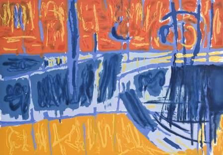 Antonio Corpora (1909-2004) Senza titolo: Antonio Corpora (1909-2004) Senza titolofirmata 'Corpora' (in basso a destra) e numerata '19/120' serigrafia cm 60 x 80