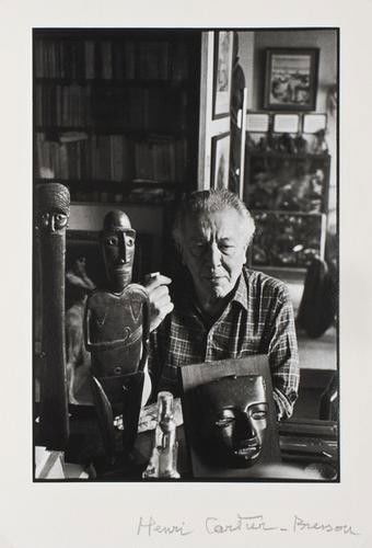 Henry Cartier-Bresson (1908 - 2004) André Breton,: Henry Cartier-Bresson (1908 - 2004) André Breton, 1961Vintage gelatin silver print, printed betwen 1961-1970. Signed in pencil on the recto of the mount. cm 29,5 x 19,5 (11.6 x 7.7 in.)(1)