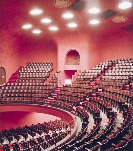 Candida Höfer (b. 1944) Bourse du travail, Calais: Candida Höfer (b. 1944) Bourse du travail, Calais, 2001Vintage chromogenic print. Signed in pencil on the verso. cm 24,8 x 22 (9.8 x 8.7 in.)(1)
