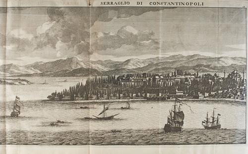 Viaggi - Le Brun, Corneille. Voyage ou Levant: Viaggi - Le Brun, Corneille. Voyage ou LevantDelft, Henri de Kroonevelt, 1700. In 2°. Antiporta allegorica incisa dal Mulder, ritratto dell'autore in ovale del Valck, una Tabula Geographi