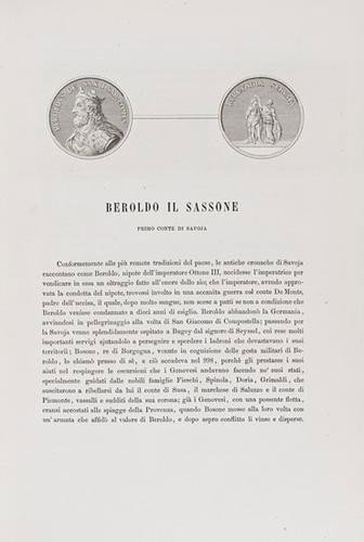 Savoia - Predari, Francesco. Storia politica, civi: Savoia - Predari, Francesco. Storia politica, civile e militare della Dinastia di Savoja.Milano, Giuseppe Bernardoni di Giovanni, 1865. In 2°. Varie illustrazioni litografiche raffigurant