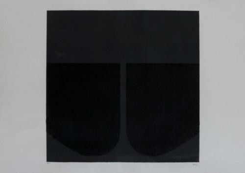 Alberto Burri (Città di Castello,1915 - Nizza, 199: Alberto Burri (Città di Castello,1915 - Nizza, 1995) Serigrafia 5, 1986serigrafia, es. 8/50, cm 60 x 60 (cm 70 x 100 misure del foglio) Firma a matita in basso a destra stampatore F. Baldessa