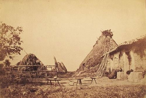 Giacomo Caneva (c.1813-1865) Abitazioni ad Anzio,: Giacomo Caneva (c.1813-1865) Abitazioni ad Anzio, ca. 1852albumen print. printed by Tuminello ca. 1870. On card mount, cat. number 997. cm 22,8 x 33,3 Literature: Vittorio Avondo e la fotograf