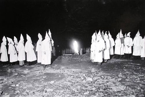 Edward Clark (1911-2000) Ku Klux Klan, May 27, 194: Edward Clark (1911-2000) Ku Klux Klan, May 27, 1946Three vintage gelatin silver prints. Titled and dated in red pencil in an unknown hand and photographer's credit stamp on the verso. Each app