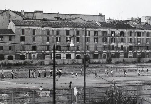 Gabriele Basilico (b. 1944) Milano, ca. 1970: Gabriele Basilico (b. 1944) Milano, ca. 1970Vintage gelatin silver print. Signed in pencil and photographer's credit stamp on the verso. cm 21,4 x 31,2