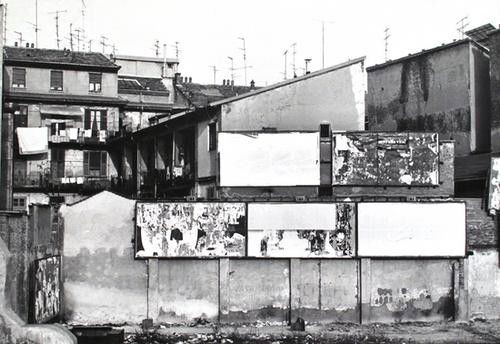 Gabriele Basilico (b. 1944) Milano, ca. 1970: Gabriele Basilico (b. 1944) Milano, ca. 1970Vintage gelatin silver print. Signed in pencil and photographer's credit stamp on the verso. cm 21,5 x 31,4