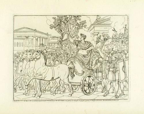 Roma - Pinelli, Bartolomeo. Raccolta di n. 100: Roma - Pinelli, Bartolomeo. Raccolta di n. 100 soggetti li più rimarchevoli dell'istoria romana inventati ed incisi da Bartolomeo Pinelli romano illustrata da Fulvia Betocchi.Roma, Poggioli