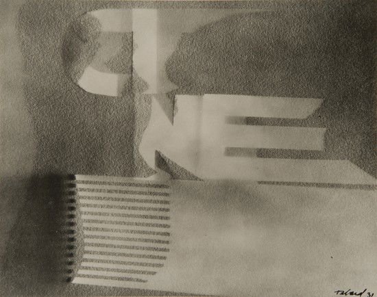 Maurice Tabard (1897-1984) Untitled (Abstraction): Maurice Tabard (1897-1984) Untitled (Abstraction), 1931Gelatin silver print, printed ca. 1950. Signed in black ink in the image. Flush mounted. cm 14,5 x 18,6 (5.7 x 7.3 in.) Provenace: Robe