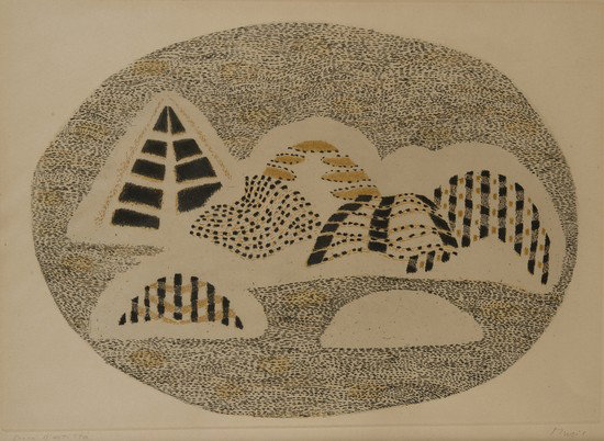 Antonio Zoran Music (Gorizia, 1909 - Venezia, 2005: Antonio Zoran Music (Gorizia, 1909 - Venezia, 2005) Paesaggio senese, 1956acquaforte acquatinta, es. P.A., cm 36 x 50,5 Firma a matita in basso a destra PAYSAGE SIENNOIS, 1956, ETCHING AND AQU