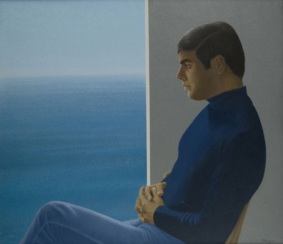 Randall Morgan (Knightstown, 1929) Ritratto contro: Randall Morgan (Knightstown, 1929) Ritratto controluce, 1974olio su tela, cm 68,5 x 79,5 Firmato in basso a destra: Morgan BACKLIT PORTRAIT, 1974, OIL ON CANVAS, CM 68,5x79,5, SIGNED LOWER RIG