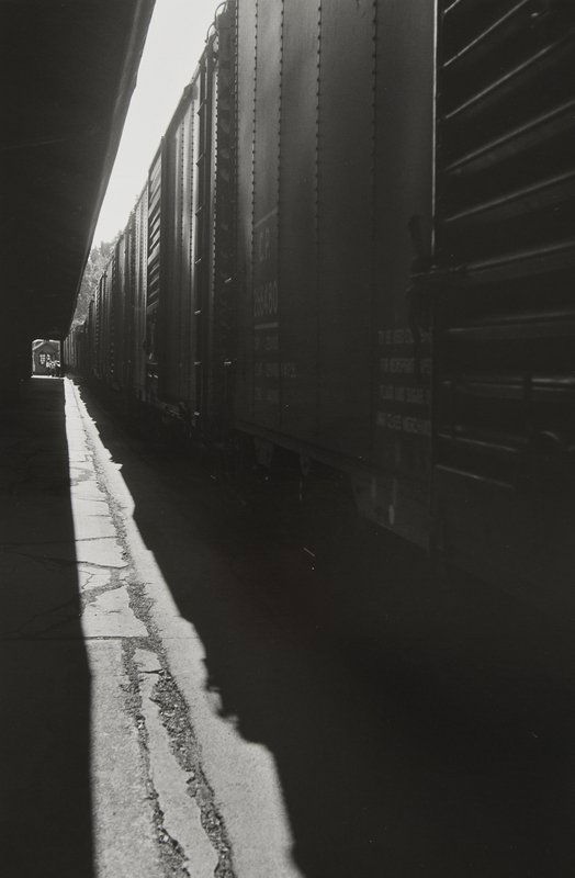Louis Stettner (b. 1922) Untitled (Station), ca. 1: Louis Stettner (b. 1922) Untitled (Station), ca. 1950-60Gelatin silver print, printed later. Photographer's credit blindstamp, signed and numberd 4/6 in black felt pen on the recto margin cm