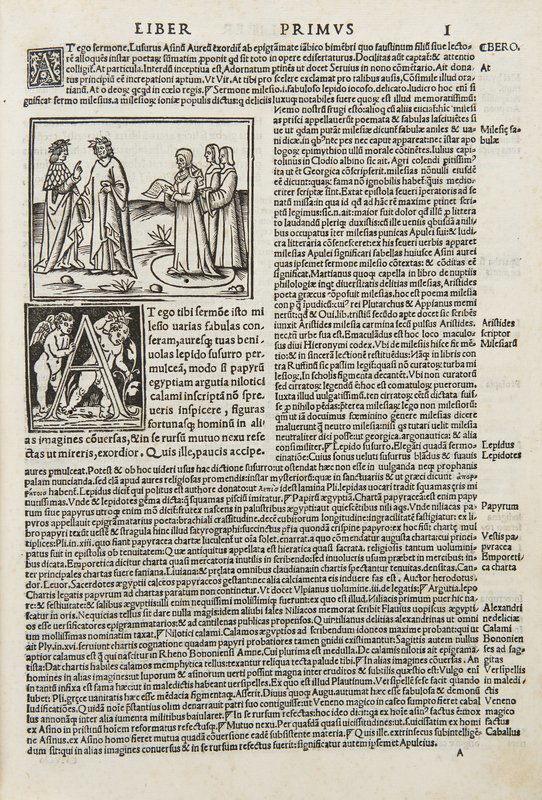 Apuleio Apuleius cum commento Beroaldi & figuris n (1 of 1)