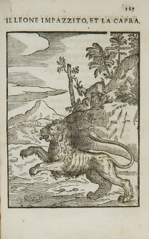 Verdizotti, Giovanni Mario Cento favole morali de: Verdizotti, Giovanni Mario Cento favole morali de più illustri antichi e moderni Autori greci e latini.Venezia, Alessandro de' Vecchi, [1599]. In 4° piccolo. Titolo contenuto in cornice f