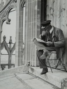 Mario De Biasi (b. 1923) Milan, The Dome, ca. 1960: Two vintage gelatin silver prints. One with photographer’s credit stamp on the versoEach approximately cm 24 x 18 (9.4 x 7.1 in.)Due stampe vintage alla gelatina sali d’argento. Una con il timbro