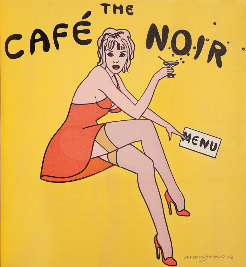 Pop Art - Jones, Allen Waitress. A Book by Allen Jones : [London], Mathews Miller Dunbar, 1972. mm. 340 x 320. Con 25 tavole di riproduzioni in bianco e nero a piena pagina numerate da I a XXV delle fotografie di ristoranti di Tim Street-Porter, ciascuna se