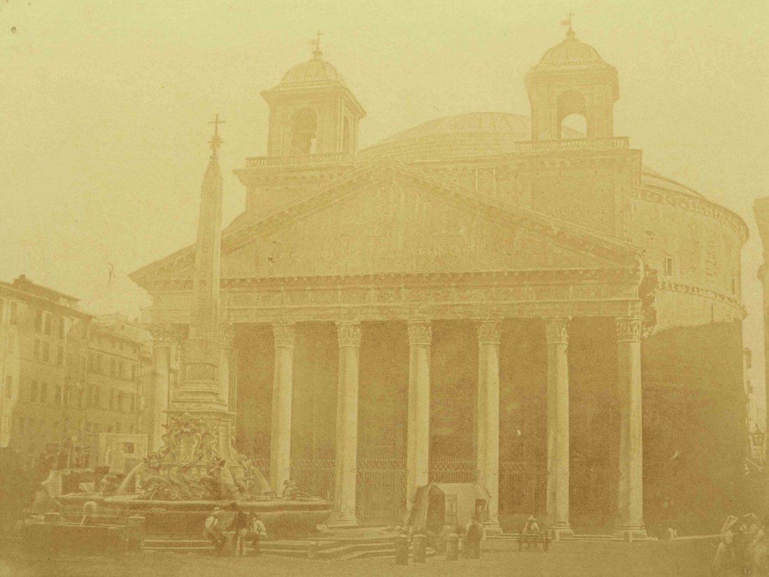 Giacomo Caneva (c.1813-1865/90): Pantheon, 1852