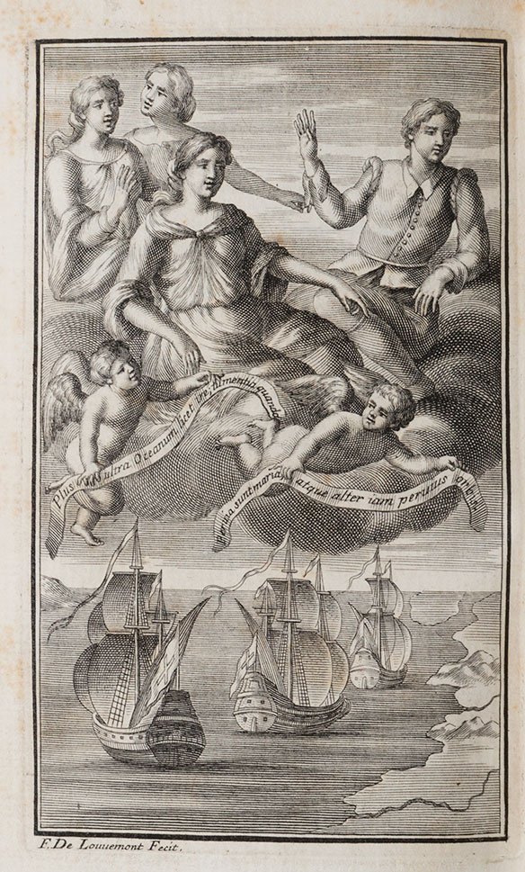 Giannettasio, Nicola Partenio: Piscatoria et nautica Napoli, Raillard [ma Typis Tegis], 1685. In 12°. Frontespizio calcografico, 9 tavole incise in rame, fregi xilografici, qualche fioritura, legatura del sec. XVIII in pergamena c
