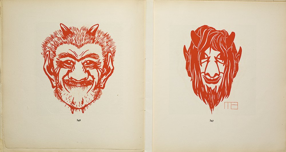 Secessione austriaca - Riviste: Ver Sacrum Vienna, Holzhausen, 1900. Vol.22. The Marcus Behmer number. Ver Sacrum è stata una rivista austriaca, fondata nel gennaio 1898 da Gustav Klimt e Max Kurzweil, come organo ufficiale della S