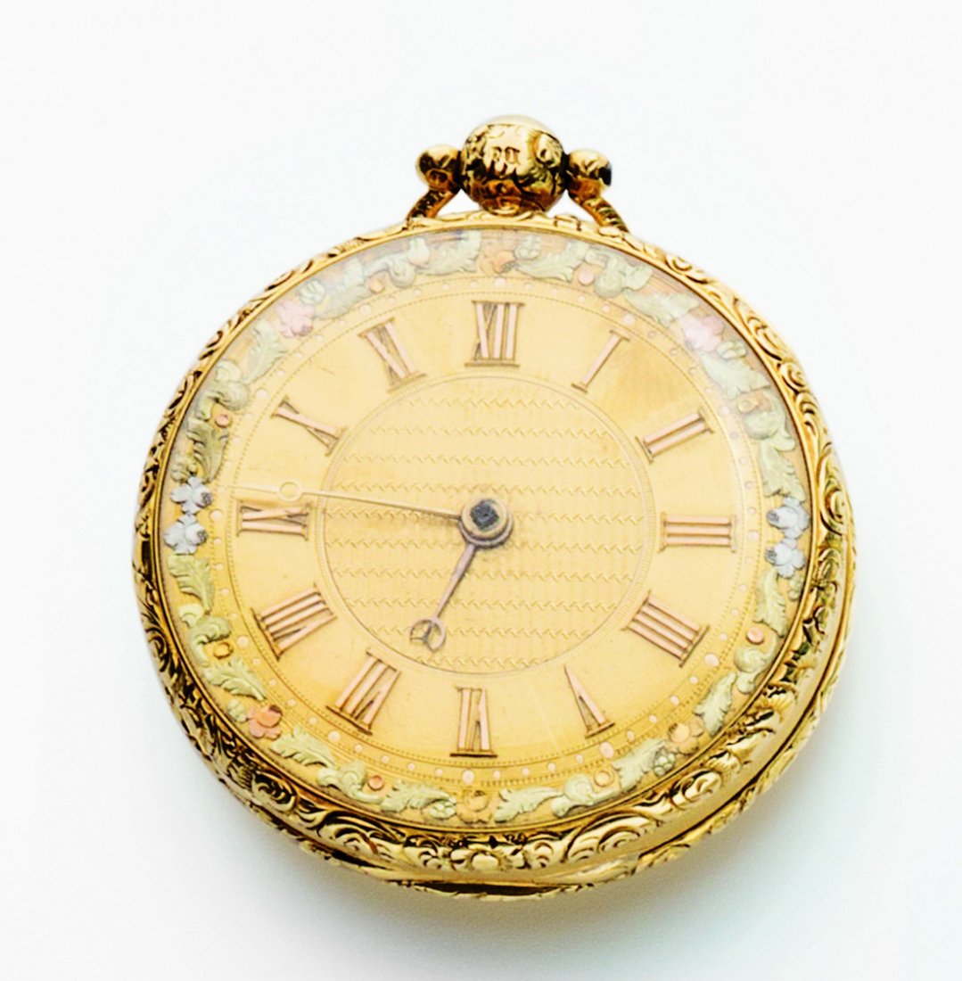 Morrison, orologio da tasca in oro 18 ct, Londra 1785 (1 of 1)