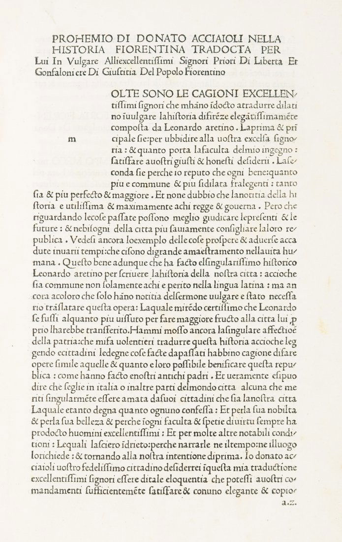 Brunus Aretinus, Leonardus [Bracciolini, Poggio] (1 of 1)