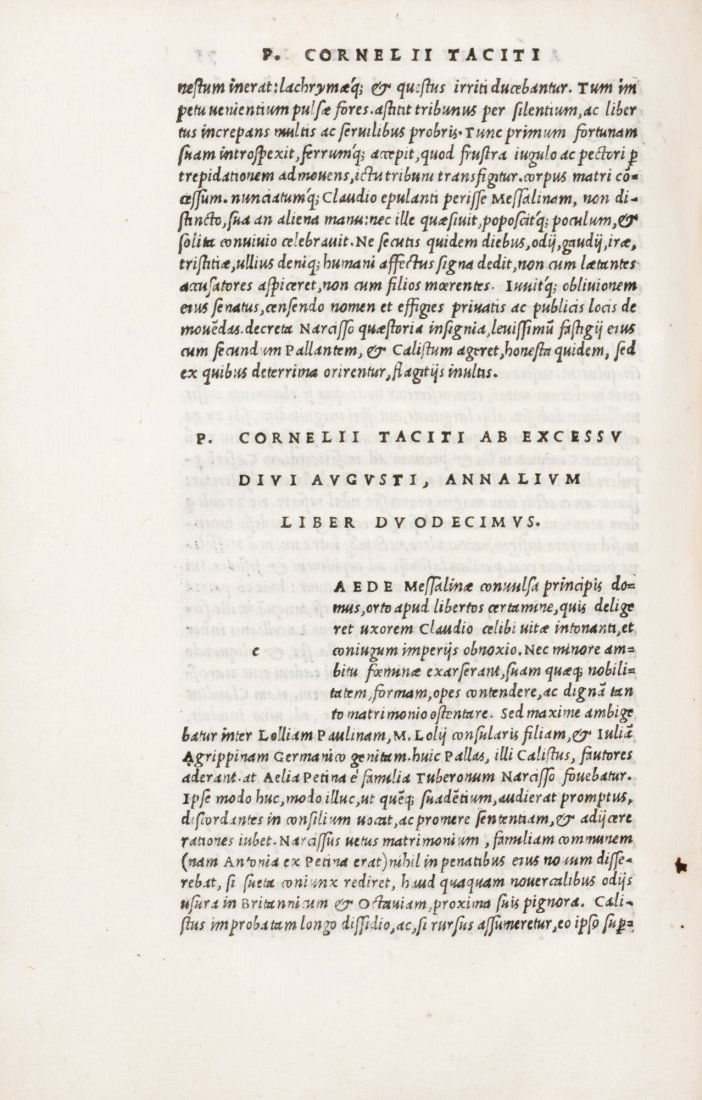 Aldina - Tacito, Publio Cornelio (1 of 1)