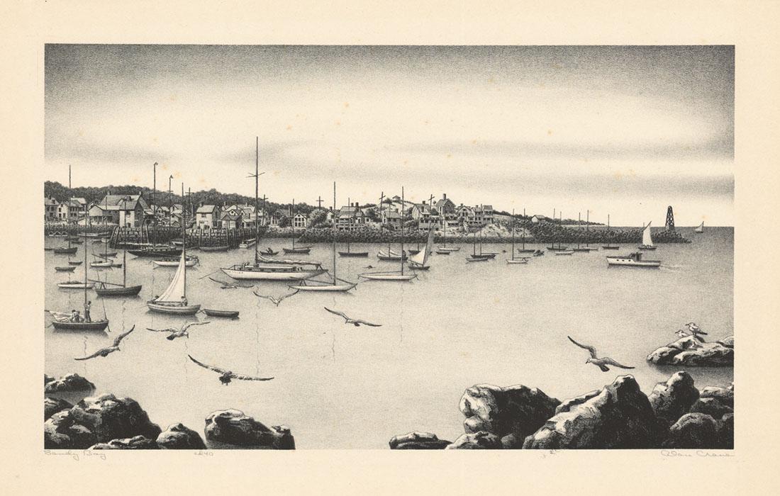 Alan Crane, Sandy Bay, Lithograph (1 of 3)
