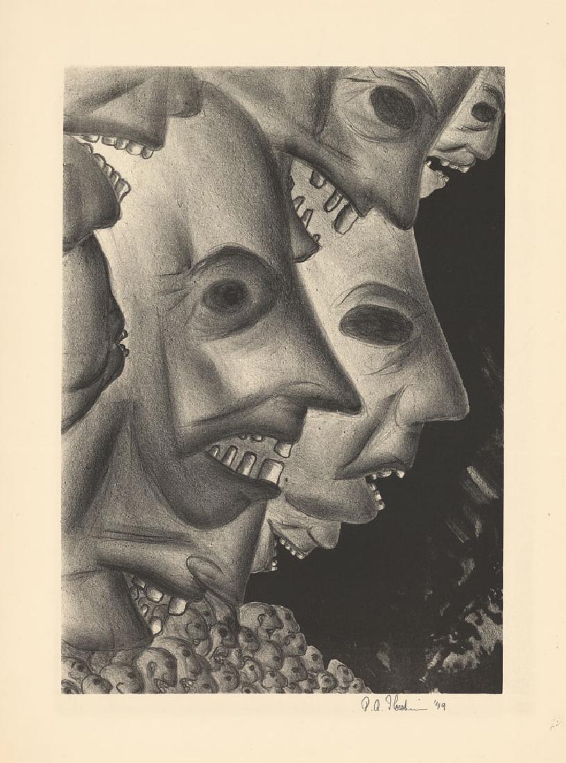 Richard Florsheim, Mockery, Lithograph (1 of 2)
