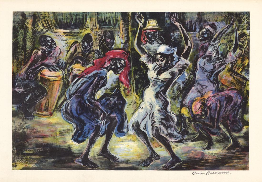 Marion Greenwood, Haitian Dancers, Litho (1 of 2)