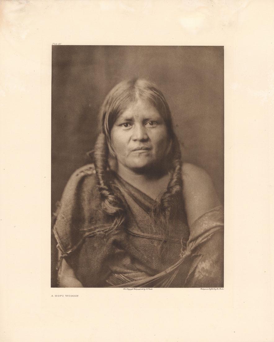 Edward S. Curtis, A Hopi Woman (1 of 4)
