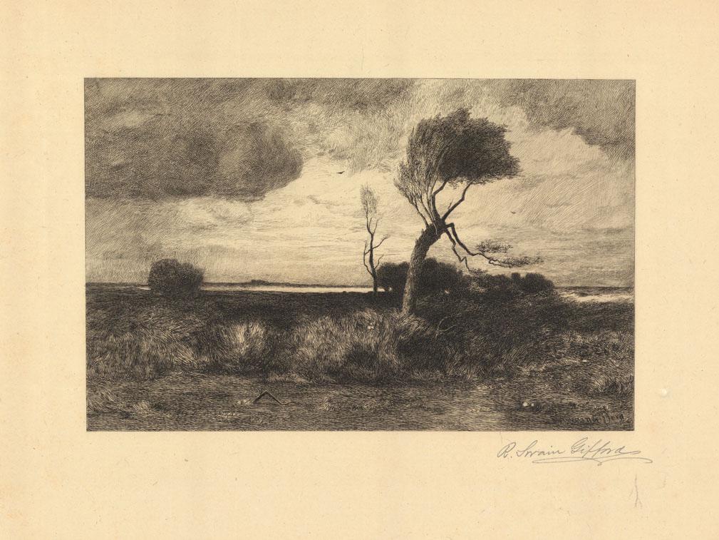 Robert Swain Gifford, Near the Coast, Etching (1 of 2)