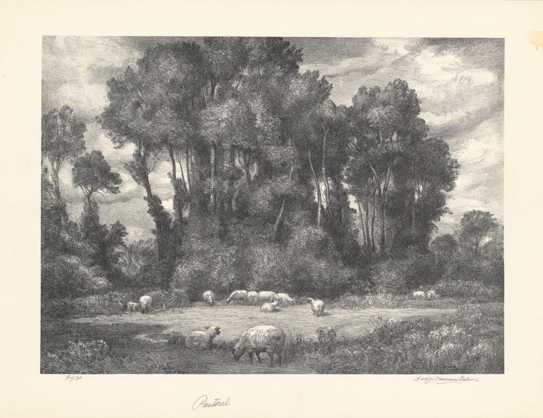 George Laurence Nelson, Pastoral, Lithograph (1 of 3)