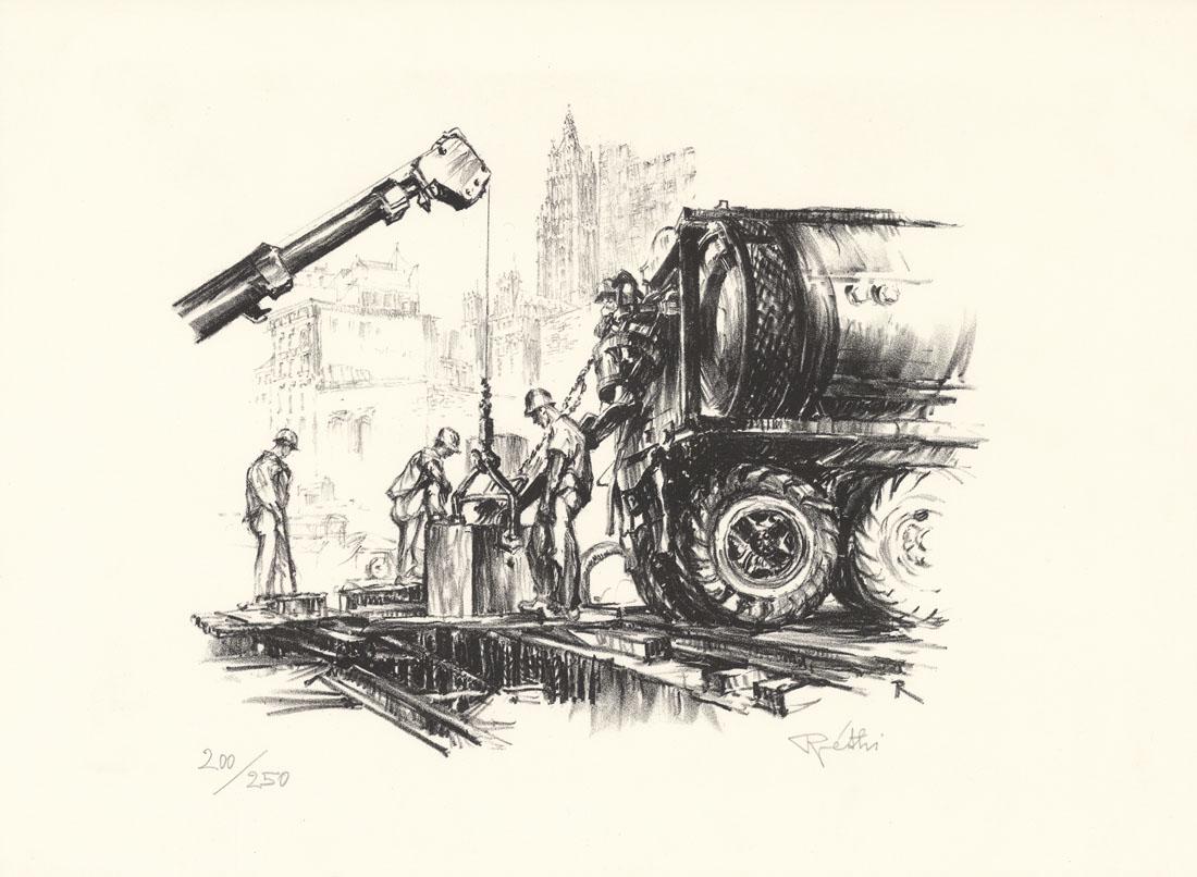 Lili Rethi, World Trade Center, Lithograph (1 of 3)