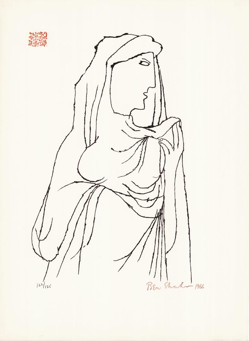 Ben Shahn, Levana, Lithograph (1 of 4)