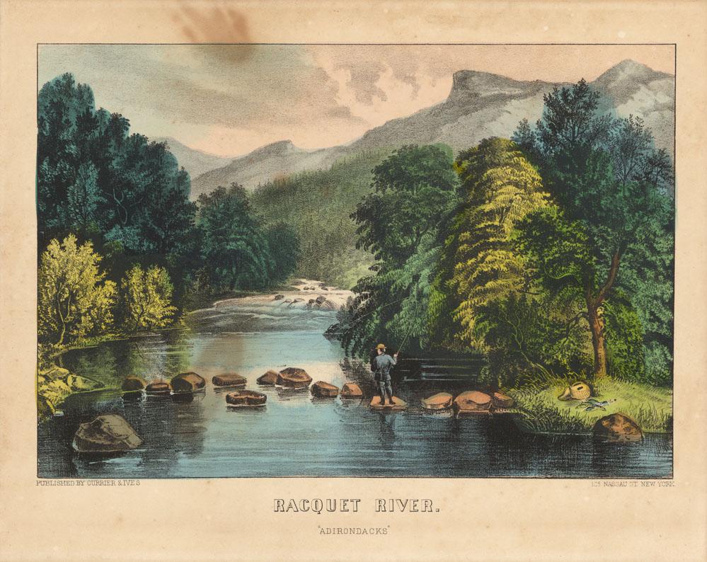 Currier & Ives, Adirondacks, Original Lithograph (1 of 4)