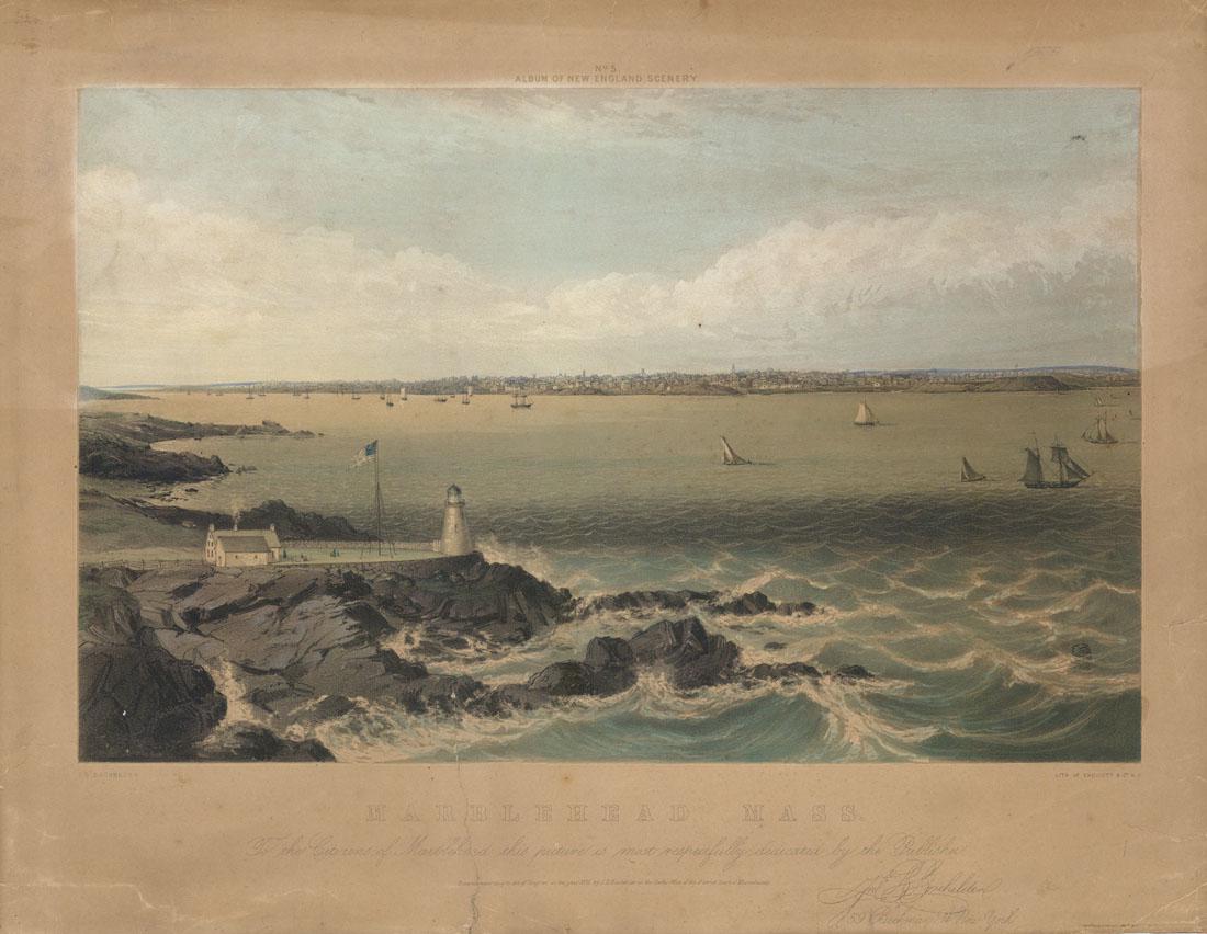 Marblehead, Mass - Bachelder - Lithograph (1 of 4)