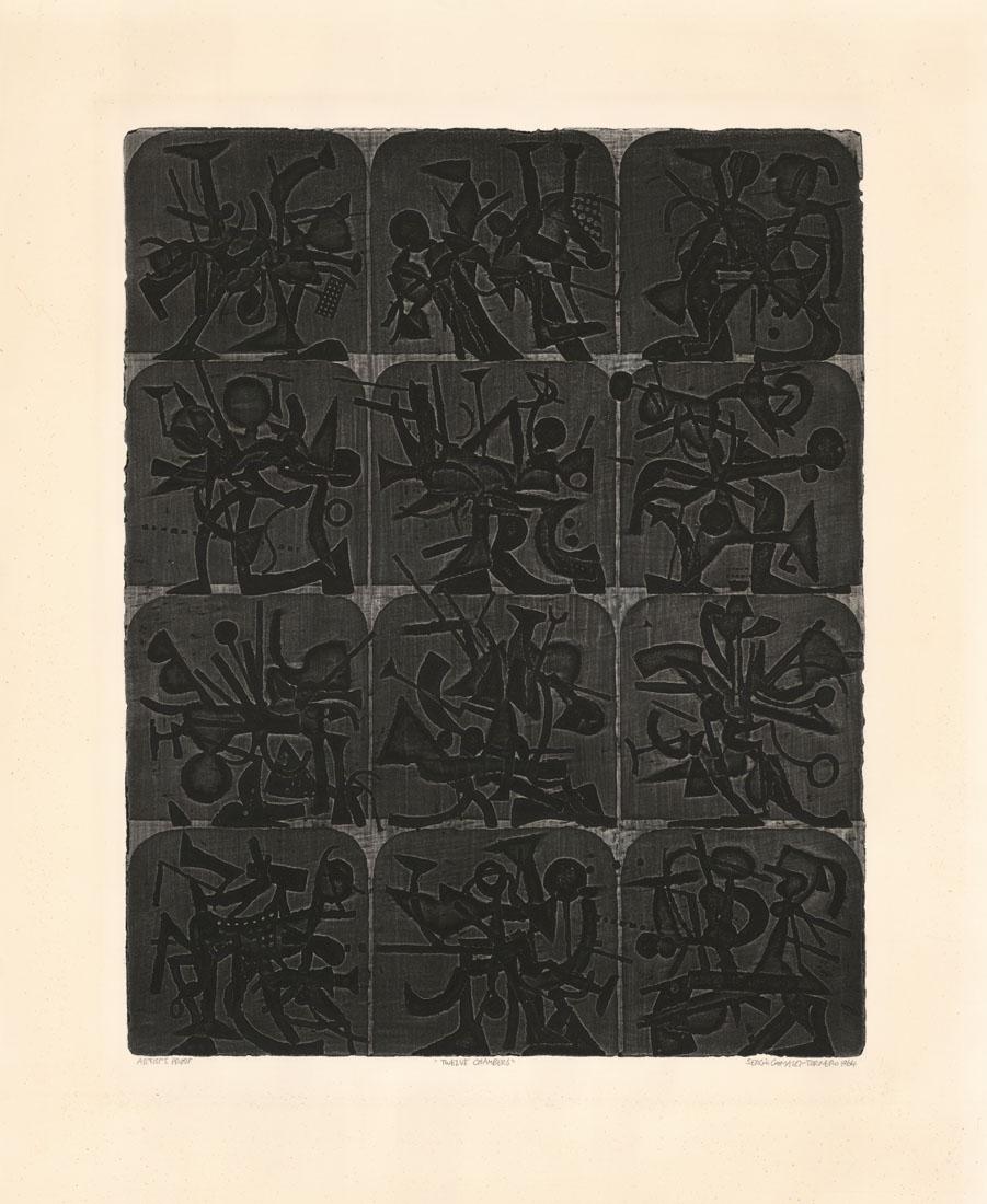 Sergio Gonzalez-Tornero, Etching (1 of 4)