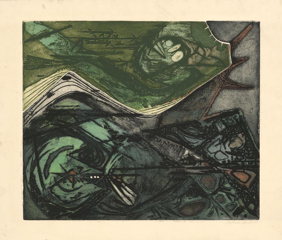 Barbara Neustadt, Odysseus' Perils, Etching (1 of 2)